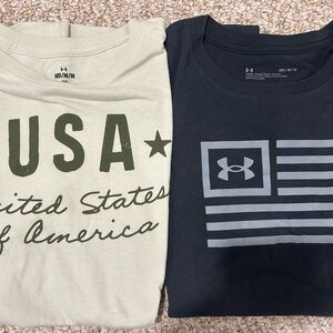 Under Armour Women’s Graphic T-Shirts - Black and Cream